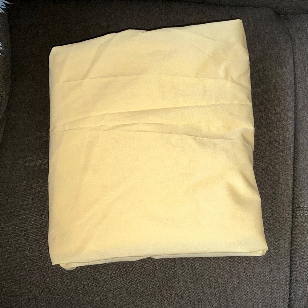 Yellow Vintage NWOT Twin Bed Fitted Sheet